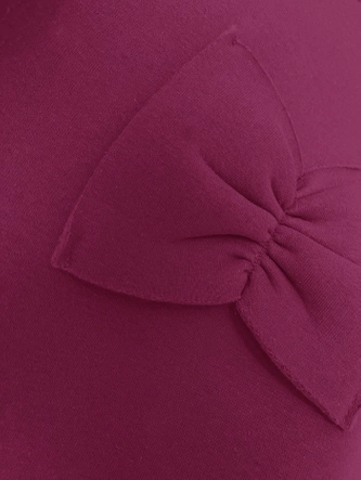 Dámska ozdobná mikina s hrubým úpletom vo farbe fuchsie