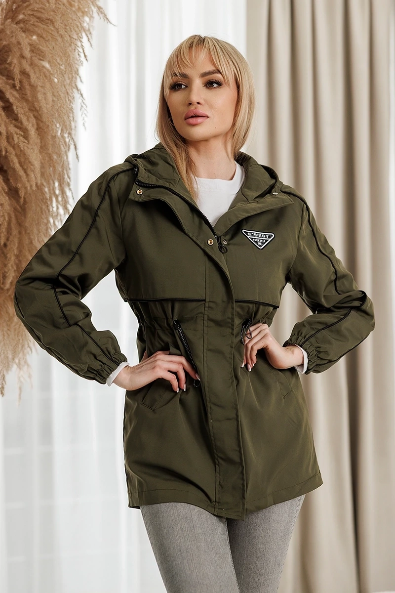 Tenká khaki bunda